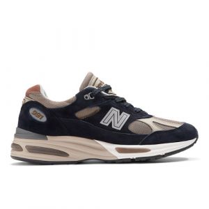 New Balance Unisex Made in UK 991v2 in Blu/Marrone/Rossa