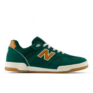 New Balance Uomo NB Numeric Tom Knox 600 in Verde/Marrone, Suede/Mesh, Taglia 40.5