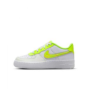 Nike Air Force 1 LV8 (GS) Bambini/Ragazzi Bianco/Multicolor-Volt (Numeric_38)