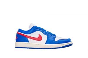 Air Jordan 1 Low Sport Blue Gym Red (Women's) DC0774-416 37.5