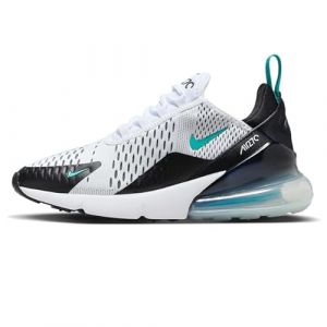 NIKE Air Max 270 - Scarpe da ginnastica da donna AH6789 (bianco/nero/argento metallizzato/Dusty Cactus 115) UK6 (EU40)