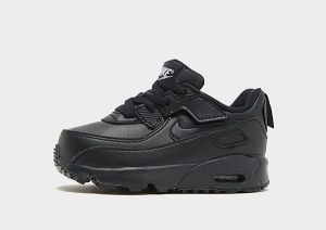 Nike Air Max 90 Leather Infant, Black/Black/Black