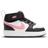  Court Borough Mid 2 Td Bianco Nero Rosa - Sneakers Bambina 