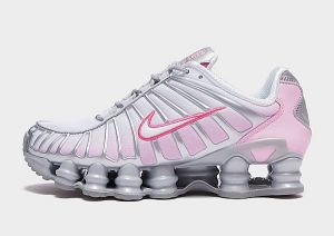 Nike Shox TL Donna, Metallic Platinum/Pink Foam/White/Pinksicle