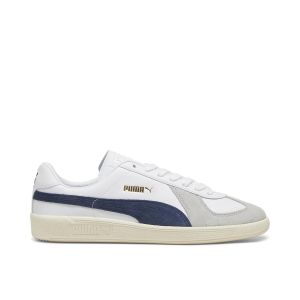 Puma Sneakers Pelle Army Trainer Bianco Uomo Taglie 39