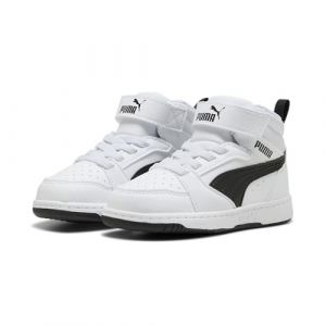 PUMA Sneaker Rebound V6 Mid per Bimbi ai Primi Passi 23 White Black