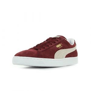 Puma - Suede Classic - 352634075 - Colore: Bianco-Rosso - Taglia: 42.5