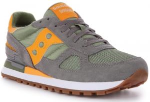 Saucony Sneakers Shadow Original in Pelle Verde