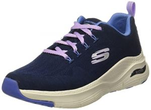 Skechers Arch Fit - Comfy Wave - Navy/Blu Tessile