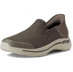 Skechers 216259 Slip Ins Go Walk Arch Fit Taupe Scarpe da Ginnastica da Uomo