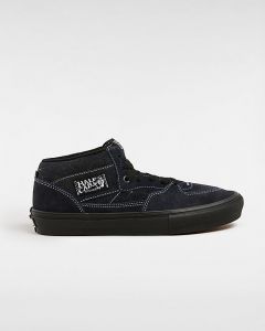 VANS Scarpe Skate Half Cab Web (dark Grey/black) Unisex Nero, Taglia 47