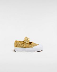 VANS Scarpe Bambino/a Mary Jane Glitter (1-4 Anni) (champagne Gold) Toddler Oro, Taglia 26.5