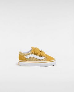 VANS Scarpe Bambino/a Old Skool Glitter (1-4 Anni) (champagne Gold) Toddler Oro, Taglia 26.5