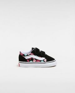 VANS Scarpe Con Strappo Bambino/a Old Skool (1-4 Anni) (multi/true Whit) Toddler Multicolour, Taglia 26.5