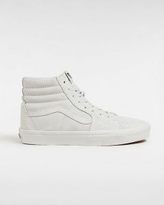 VANS Scarpe Sk8-hi In Pelle Scamosciata (lunar Rock) Unisex Bianco, Taglia 47