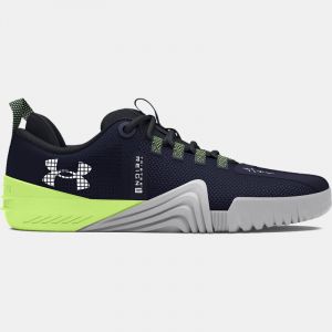 Scarpe da allenamento Under Armour Reign 6 da uomo Midnight Blu Marino / Morph Verde / Bianco 49.5