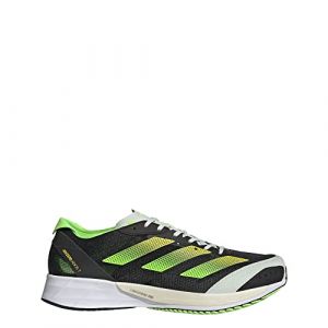 adidas Adizero Adios 7 Black/Beam Yellow/Solar Green 9.5 D (M)