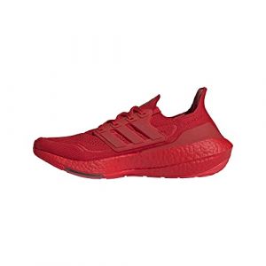 adidas Mens Ultraboost 21 Vivid Red/Vivid Red/Black 4.5