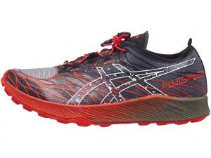 Scarpe ASICS Fuji Speed Nero/Cherry Tomato Uomo