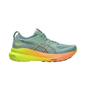 Scarpe da corsa da donna Asics Gel-Kayano 31 Paris verde arancione AW24