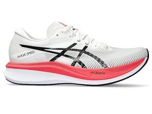 ASICS Magic Speed 3 Uomo Uomo Scarpe da Running Bianco Nero