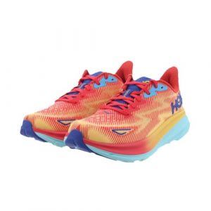 Hoka Clifton 9 Wide Scarpe da Running Uomo Arancio Turchese