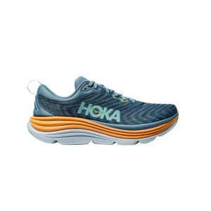 Scarpe Hoka Gaviota 5 Grigio Arancione SS24