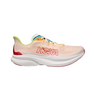 Scarpe Hoka Mach 6 Bianco Rosso AW24