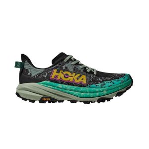 Scarpe Hoka Speedgoat 6 Verde Nero AW24 da Donna