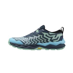 Scarpe Mizuno Wave Daichi 8 Blu Verde AW24 da donna