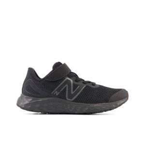 New Balance Bambino Fresh Foam Arishi v4 Bungee Lace with Top Strap in Nero