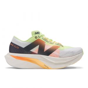 New Balance Uomo FuelCell SuperComp Elite v4 in Bianca/Verde/Arancia