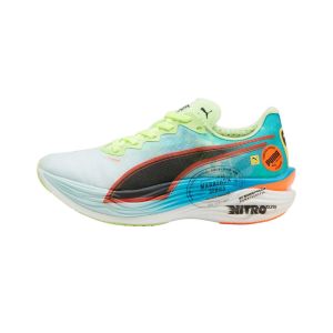 Scarpe Puma Deviate NITRO Elite 3 Blu Verde AW24 da donna