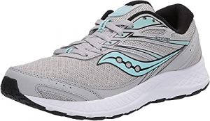 Saucony Women's Cohesion 13 Grey/Black Running Shoe 9.5 W US