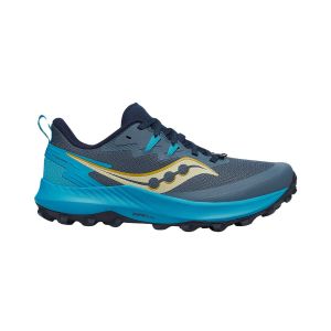 Scarpe Saucony Peregrine 14 Blu Navy Marrone AW24 da donna