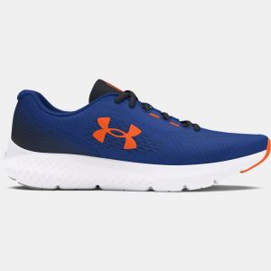 Scarpe da corsa Grade School Under Armour Rogue 4 da ragazzo Nero / Castlerock / Bianco 35.5