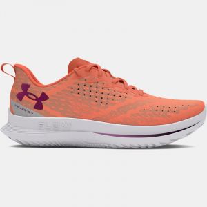 Scarpe da corsa Under Armour Velociti 4 da donna Flare Arancione / Distant Grigio / Porpora Gemini 41