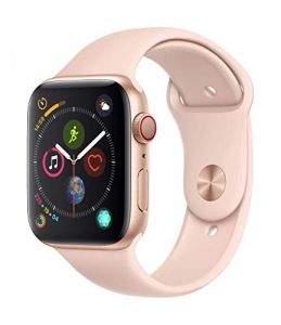 Apple Watch Series 4 44mm (GPS + Cellular) - Cassa In Alluminio Color Oro Con Cinturino Sport Rosa Sabbia (Ricondizionato)