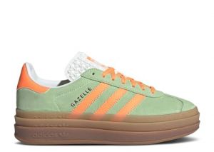 adidas Gazelle Bold Scarpe da donna Semi Green Spark/Screaming Orange/Core White