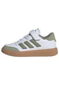 adidas Kids Courtblock Shoes Synthetics Upper White 2.5