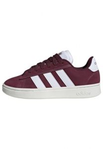 adidas Unisex Grand Court Alpha Shoes Leather Upper Burgundy 10.5