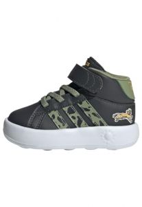 adidas Kids Disney Lion King Grand Court Mid Shoes Kids Textile Upper Grey 7K