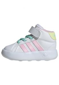 adidas Kids Grand Court Mid Shoes Kids Synthetics Upper White 6.5K