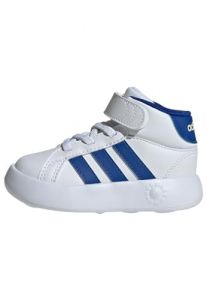 adidas Kids Grand Court Mid Shoes Kids Synthetics Upper White 5.5K