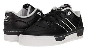 adidas Boy's GS Rivalry Low (Big Kid) Core Black/Core Black/Footwear White 5.5 Big Kid