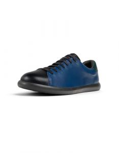 Camper K101003 Pelotas Soller Twins Scarpe Stringate Uomo Nero Blu