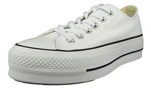 Converse Mandrini Bianco 560251C Chuck Taylor all Star Ox Lift Bianco Granato Navy