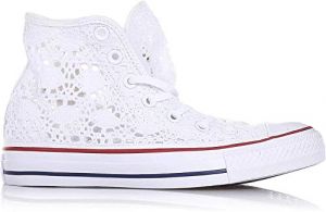 Converse Chuck Taylor All Star Crochet pizzo bianco BIANCO