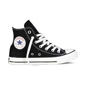 Converse Chuck Taylor all Star High Classic Ctas Hi Unisex Scarpe di Tela con Un Adesivo di 7kmh Negro 1507