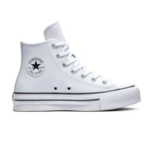 Converse CHUCK TAYLOR ALL STAR EVA LIFT PLATFORM LEATHER - WHITE